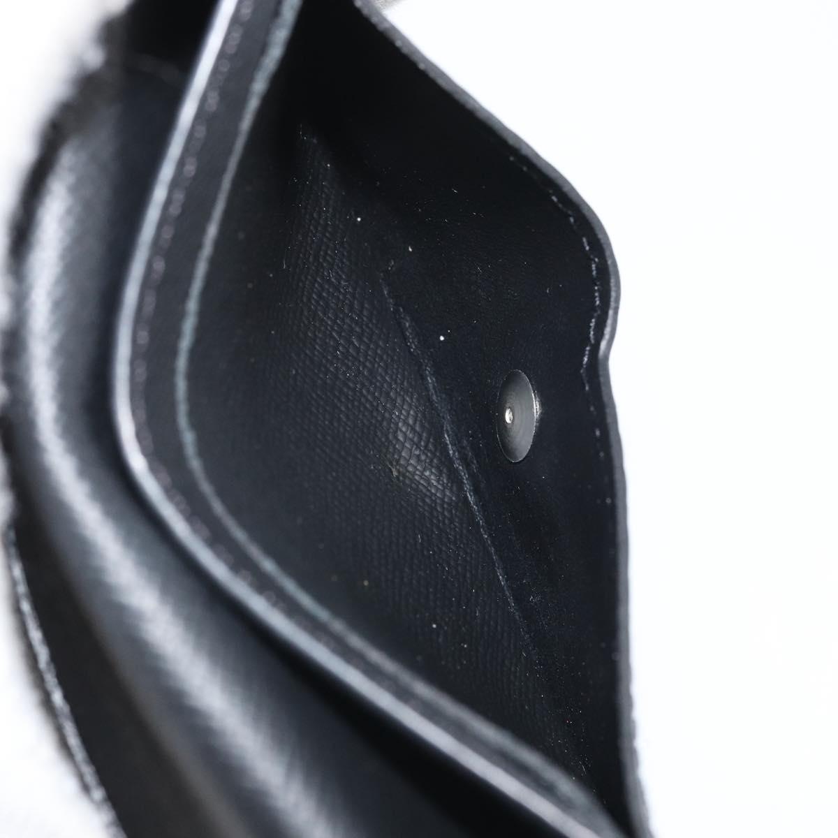 LOUIS VUITTON Epi Anvelop Cult De Vuitto Card Case Black M56169 LV Auth YKZ416