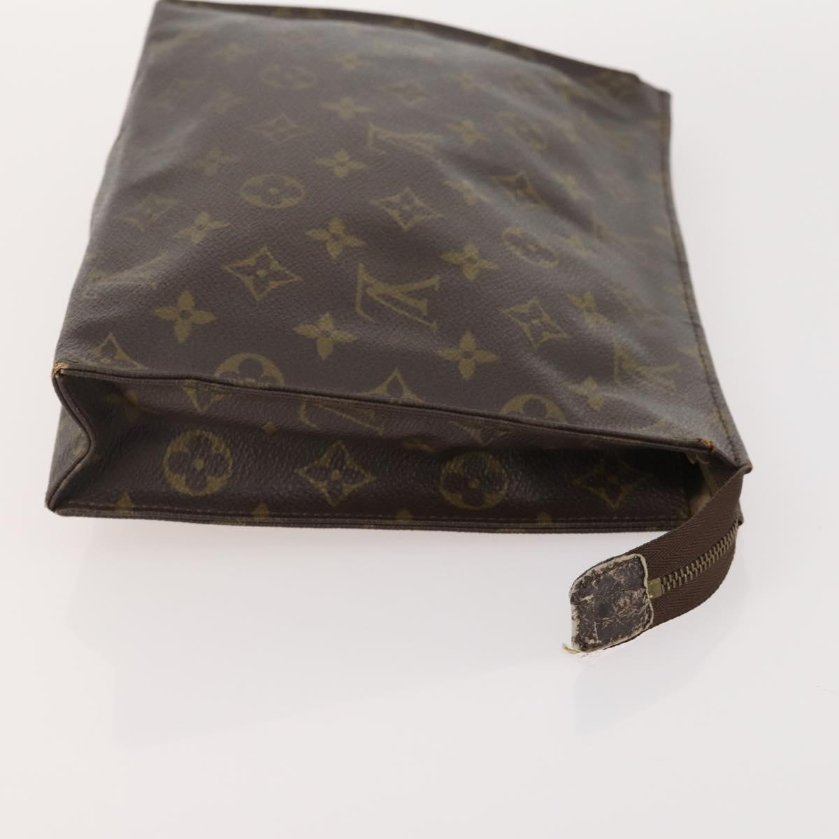 LOUIS VUITTON Monogram Clutch Bag 3 Set LV Auth YKZ426