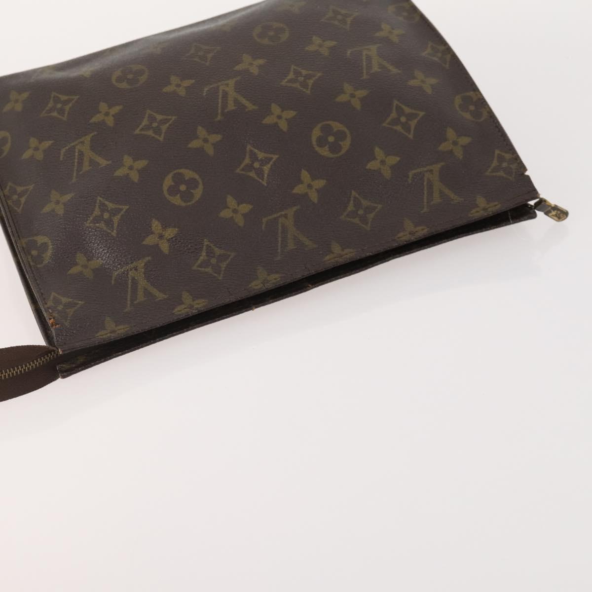 LOUIS VUITTON Monogram Clutch Bag 3 Set LV Auth YKZ426
