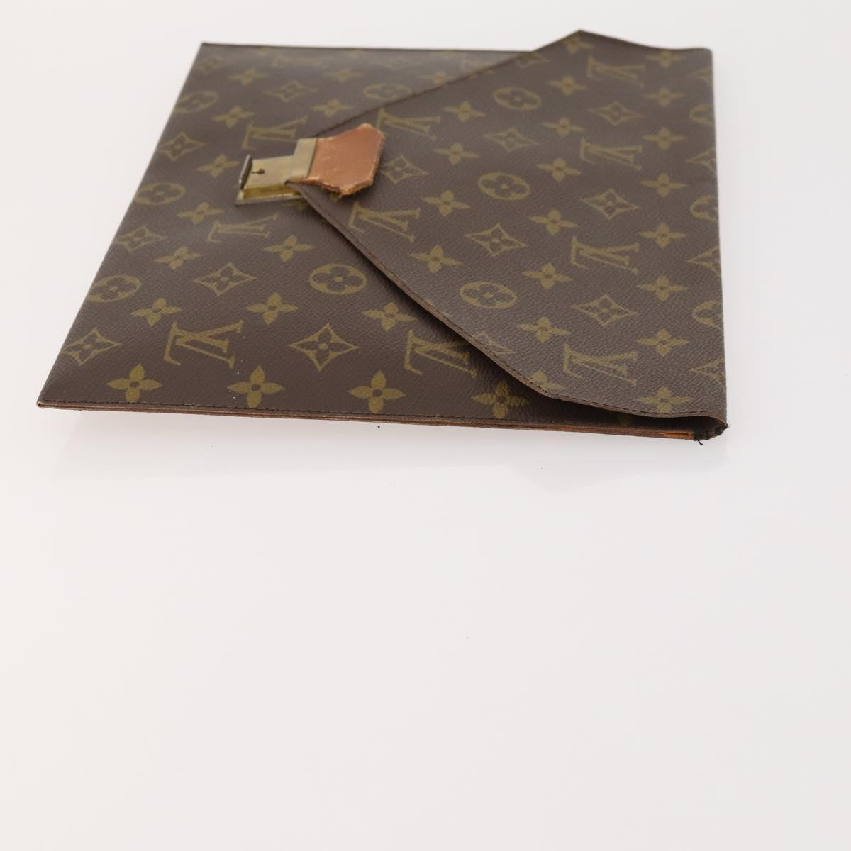 LOUIS VUITTON Monogram Clutch Bag 3 Set LV Auth YKZ426