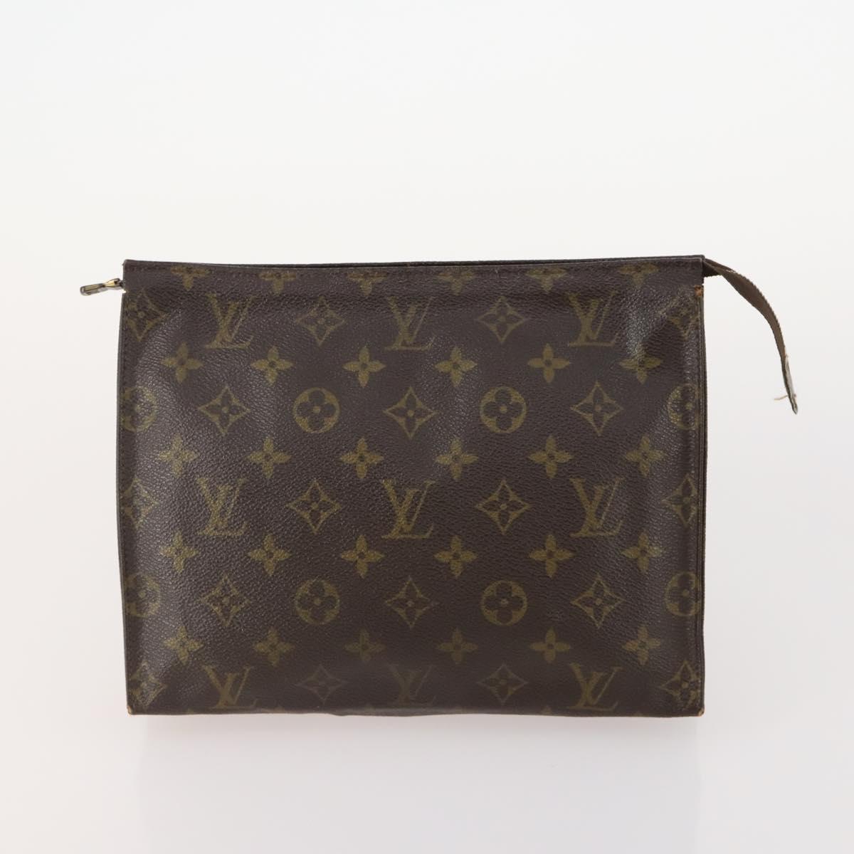 LOUIS VUITTON Monogram Clutch Bag 3 Set LV Auth YKZ426