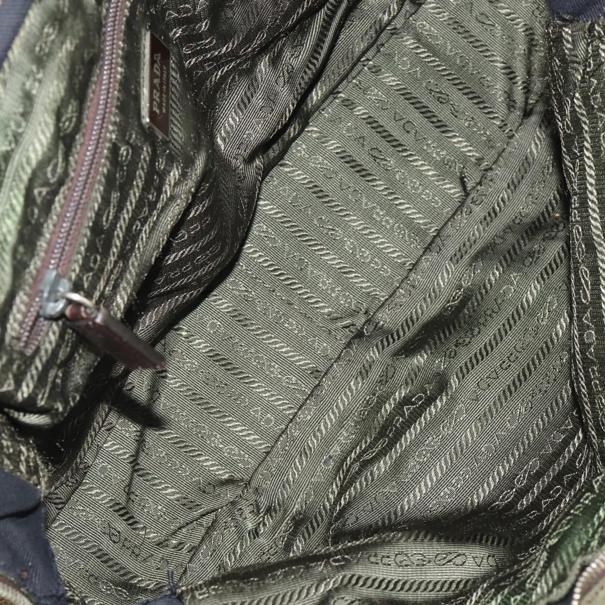 PRADA Sports Bag Nylon 4 Set Khaki Brown Auth YKZ430