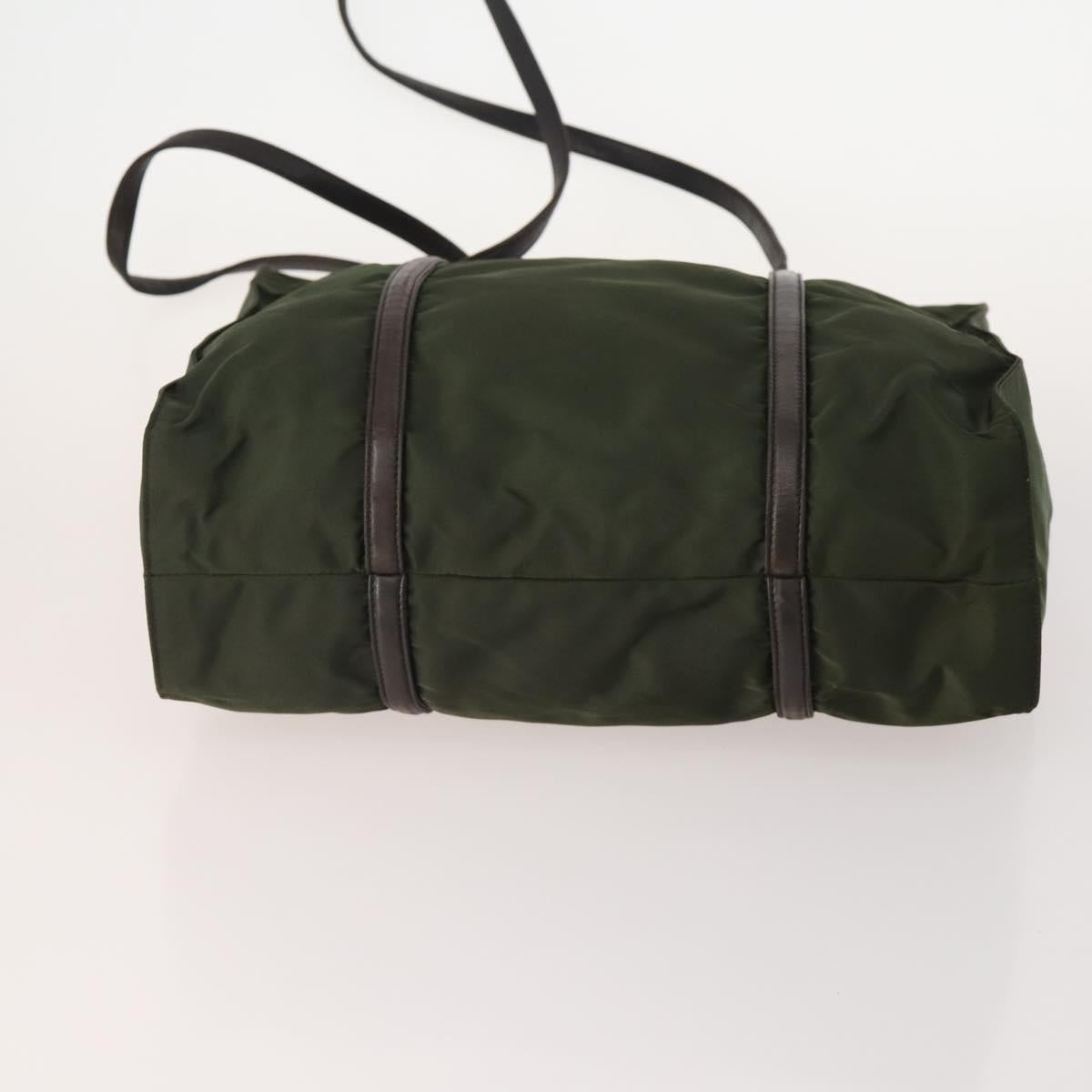 PRADA Sports Bag Nylon 4 Set Khaki Brown Auth YKZ430
