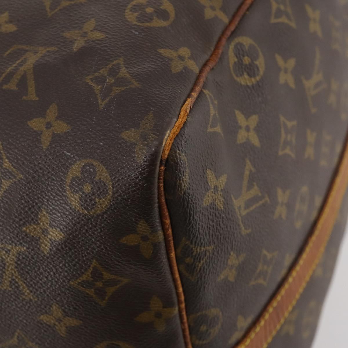 LOUIS VUITTON Monogram Keepall Bandouliere 60 Boston Bag M41412 LV Auth YKZ466