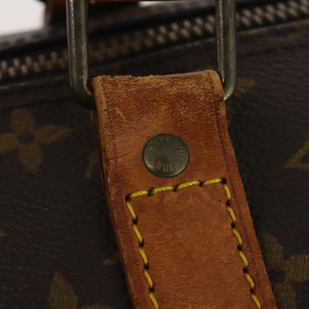 LOUIS VUITTON Monogram Keepall Bandouliere 60 Boston Bag M41412 LV Auth YKZ466