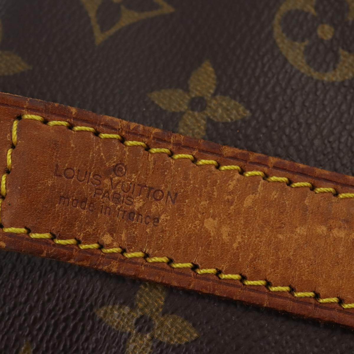 LOUIS VUITTON Monogram Keepall Bandouliere 60 Boston Bag M41412 LV Auth YKZ466