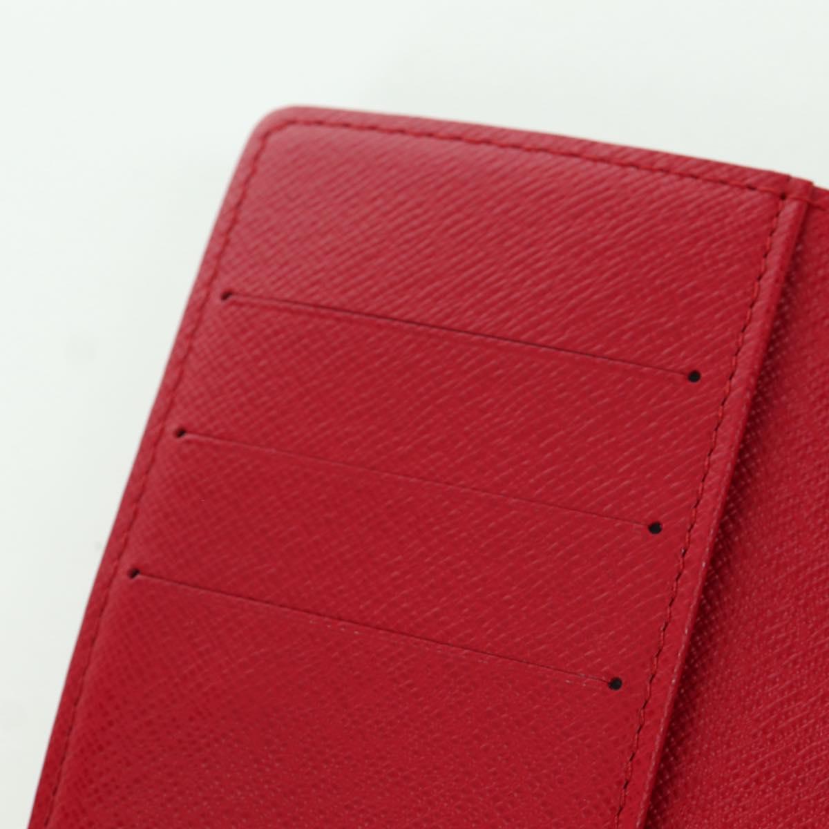 LOUIS VUITTON Monogram Cherry Agenda PM Day Cover Red R21023 LV Auth YKZ480SM