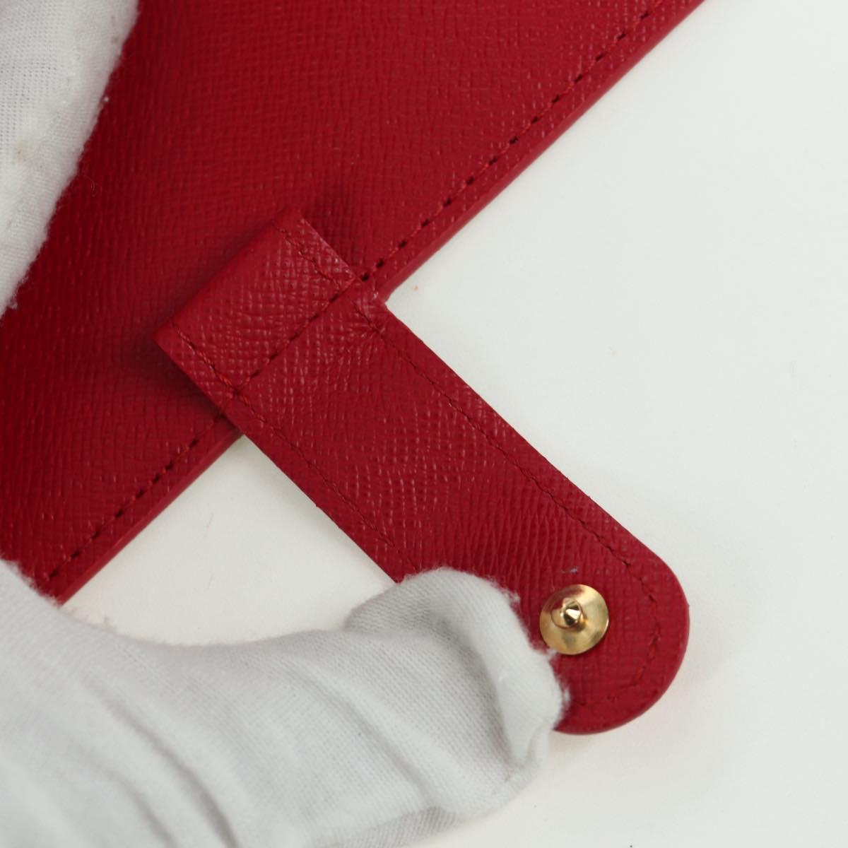 LOUIS VUITTON Monogram Cherry Agenda PM Day Cover Red R21023 LV Auth YKZ480SM
