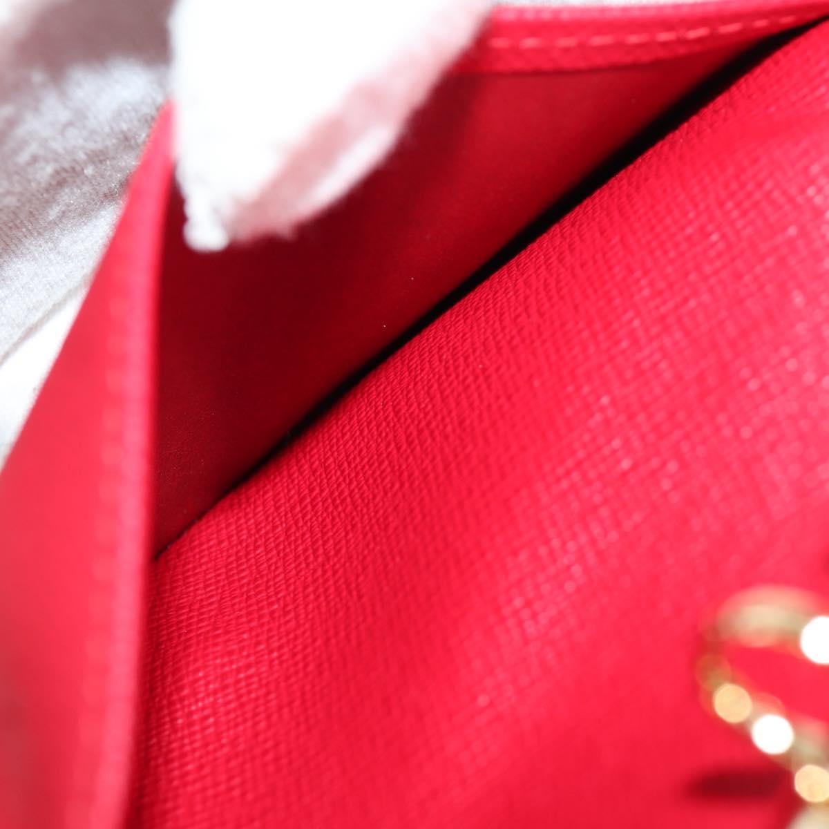 LOUIS VUITTON Monogram Cherry Agenda PM Day Cover Red R21023 LV Auth YKZ480SM