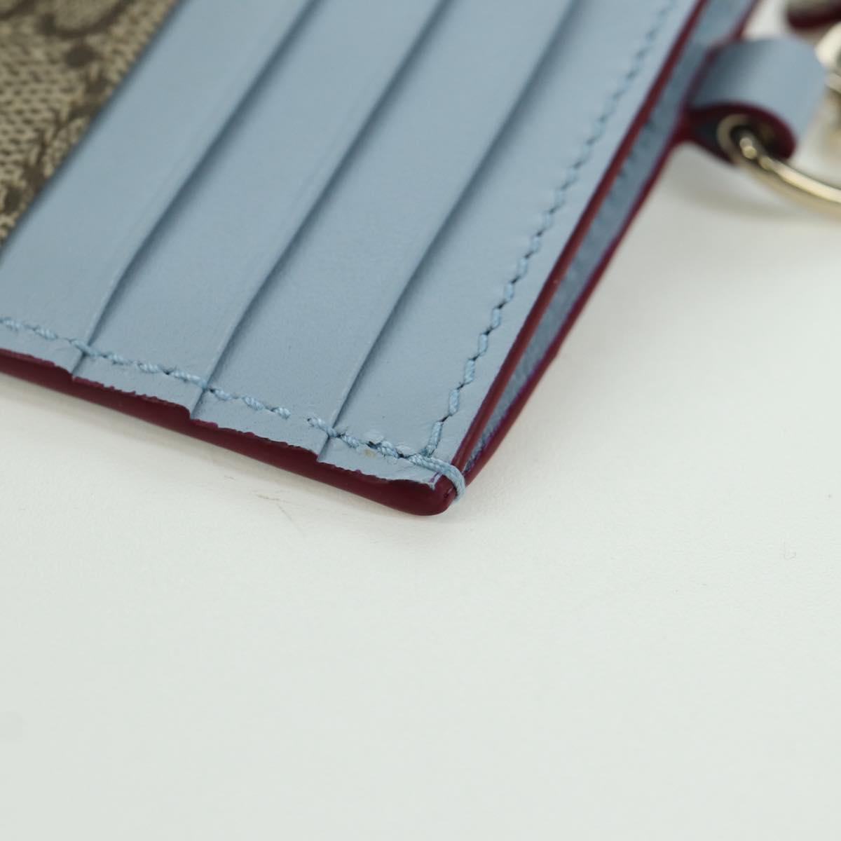 GUCCI GG Supreme Higuchi Yuko Collaboration Key Case PVC 847916 Auth YKZ482SAM