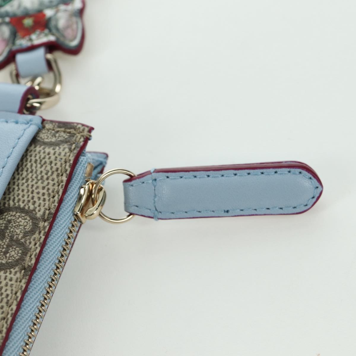 GUCCI GG Supreme Higuchi Yuko Collaboration Key Case PVC 847916 Auth YKZ482SAM