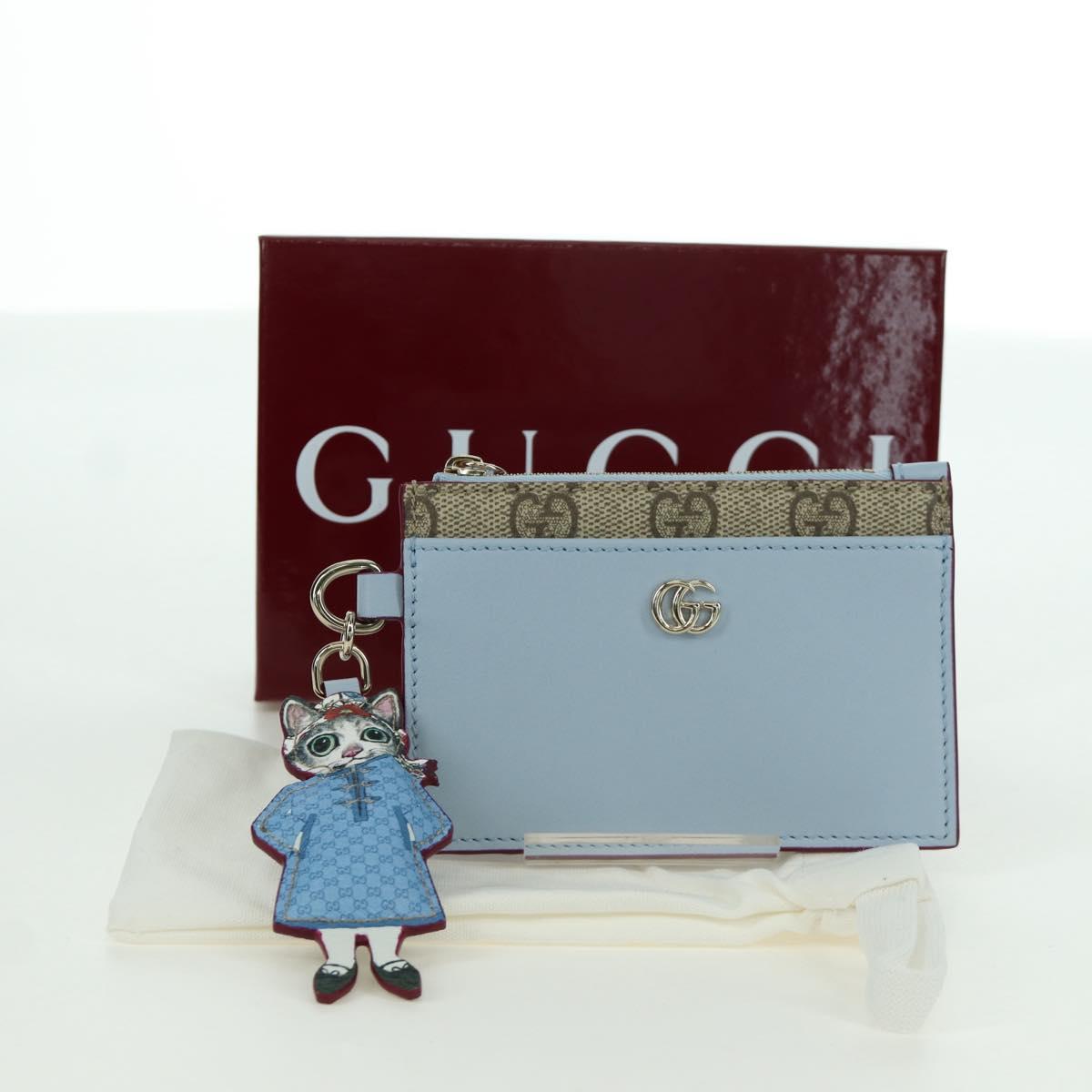 GUCCI GG Supreme Higuchi Yuko Collaboration Key Case PVC 847916 Auth YKZ482SAM