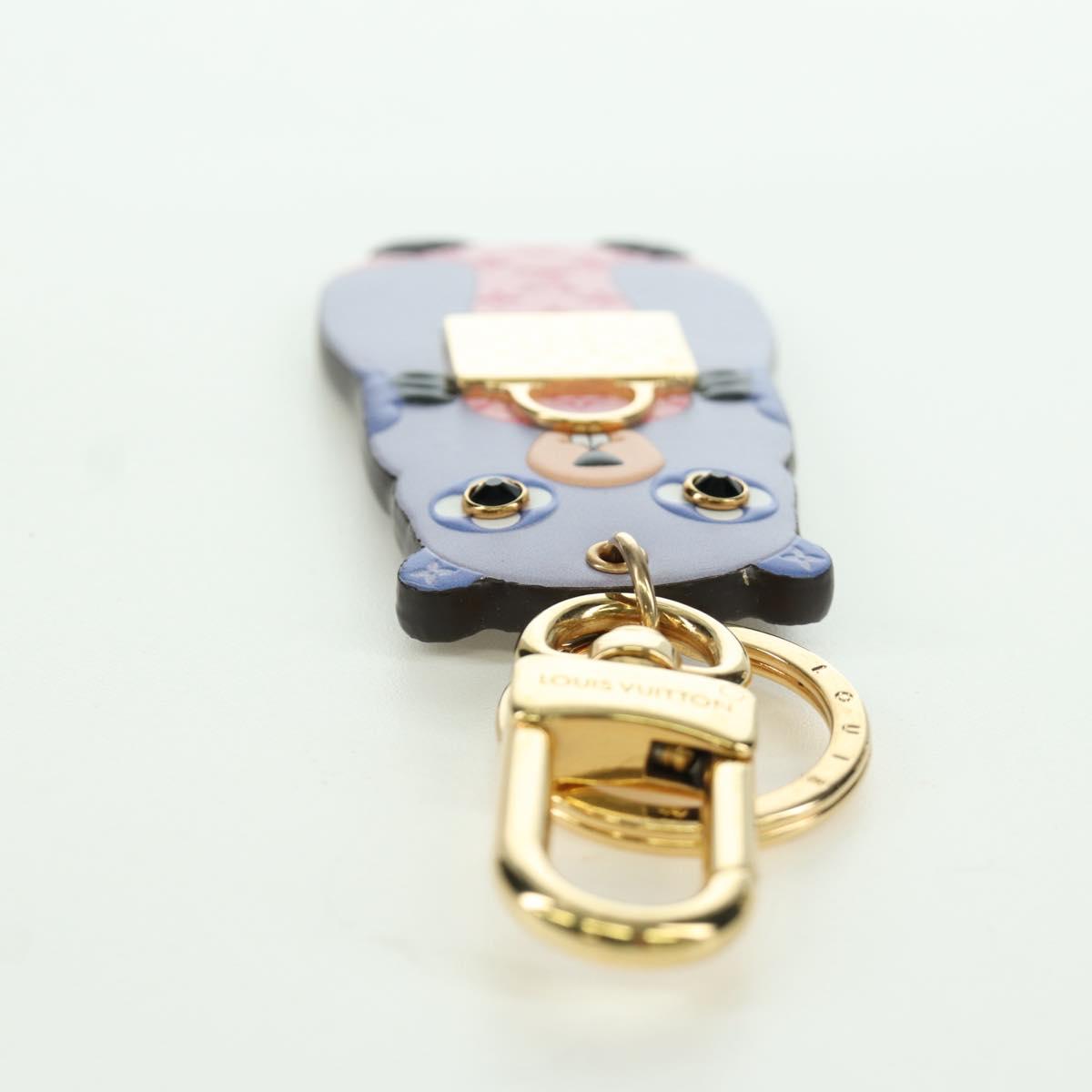 LOUIS VUITTON Monogram LV Marmot Charm Purple M01350 LV Auth YKZ484M