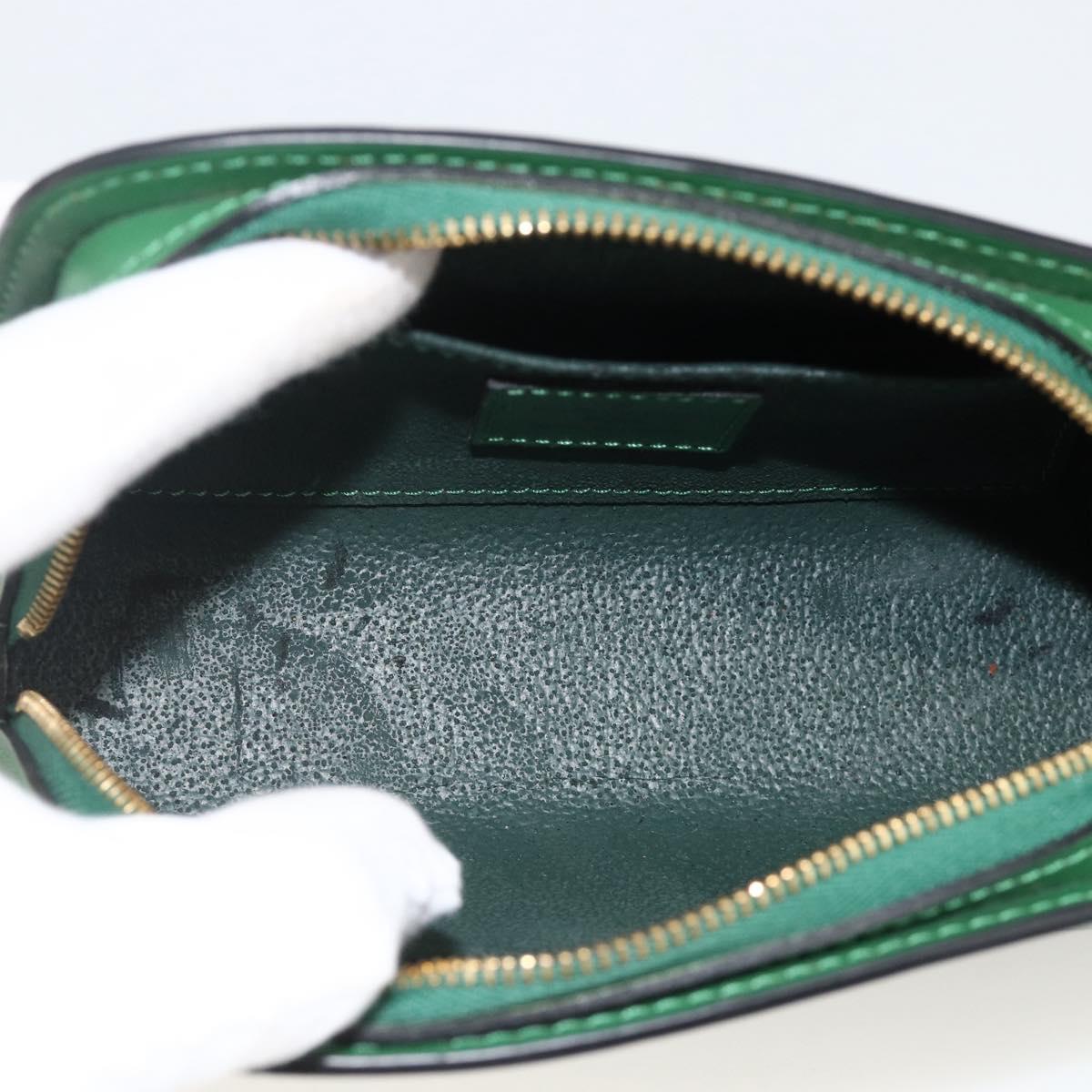 LOUIS VUITTON Epi Dauphine PM Cosmetic Pouch Green M48444 LV Auth YKZ508