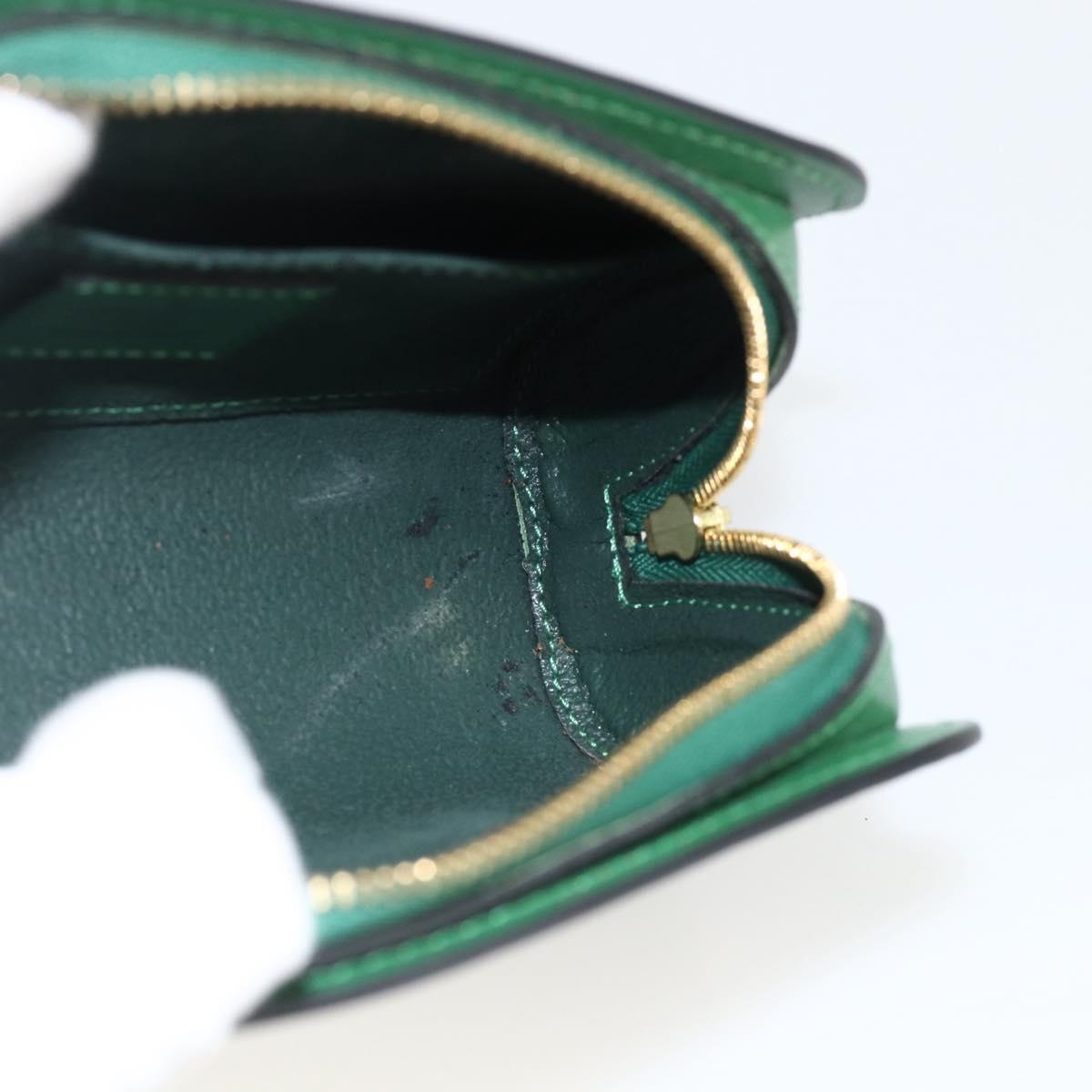 LOUIS VUITTON Epi Dauphine PM Cosmetic Pouch Green M48444 LV Auth YKZ508
