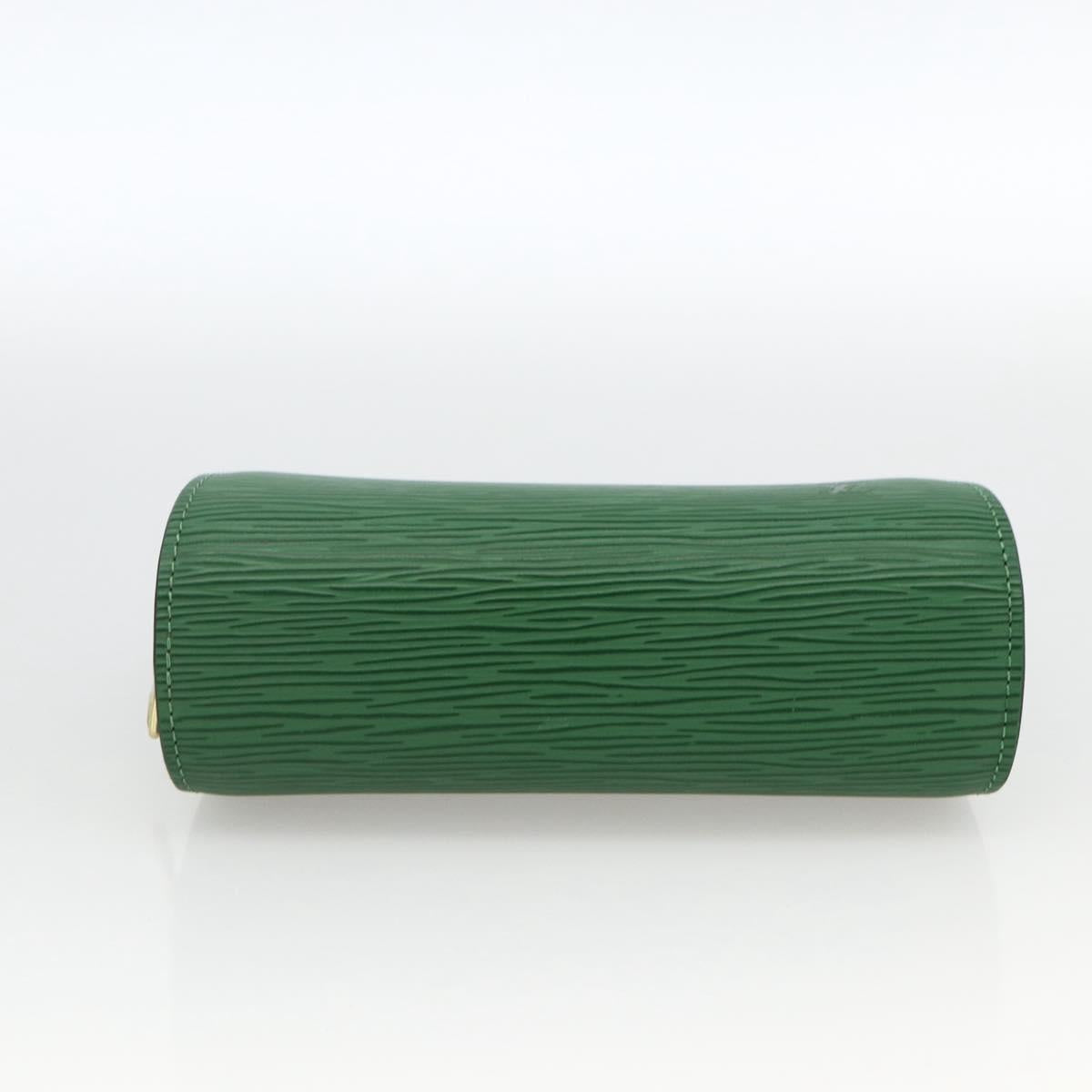 LOUIS VUITTON Epi Dauphine PM Cosmetic Pouch Green M48444 LV Auth YKZ508