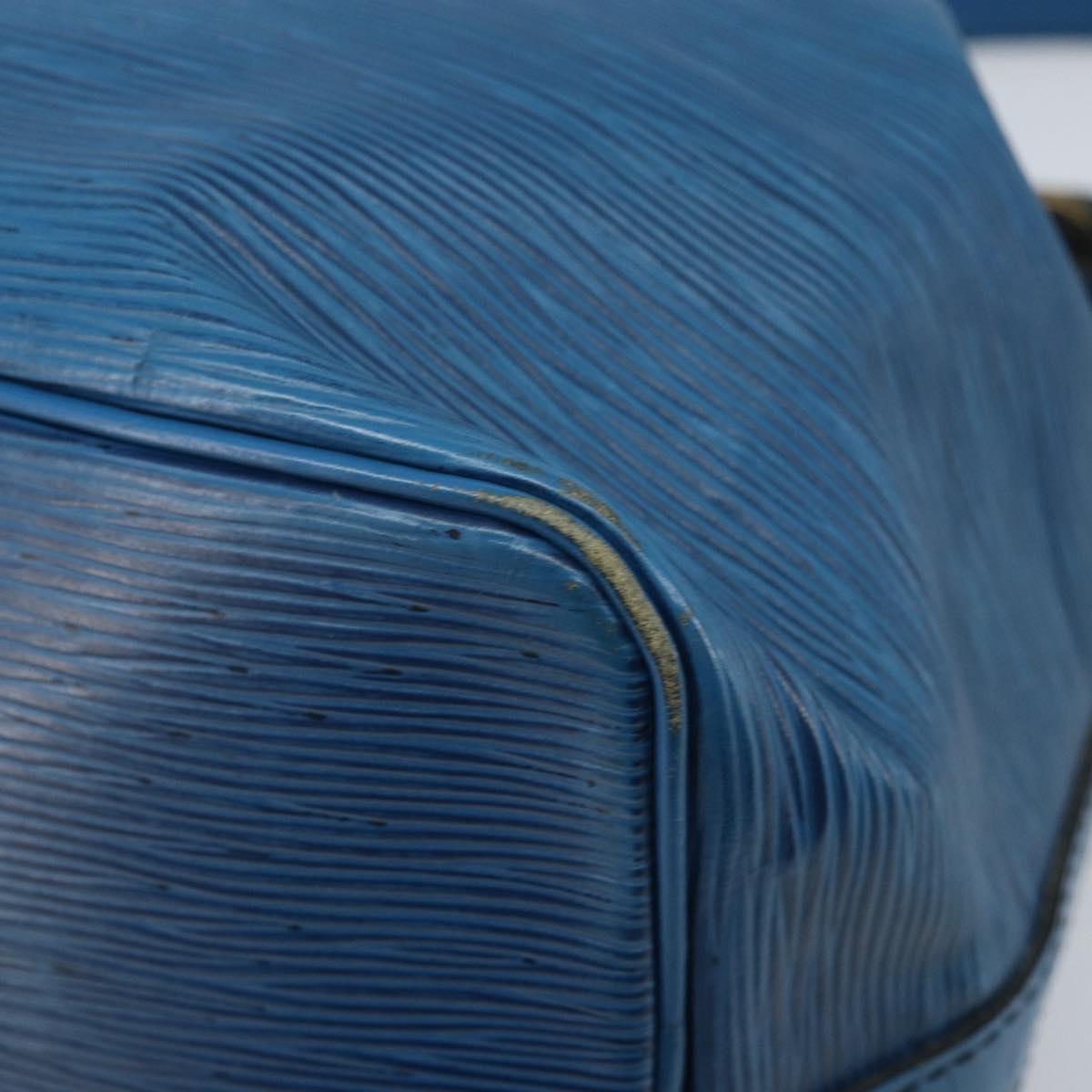 LOUIS VUITTON Epi Petit Noe Shoulder Bag Blue M44105 LV Auth YKZ515