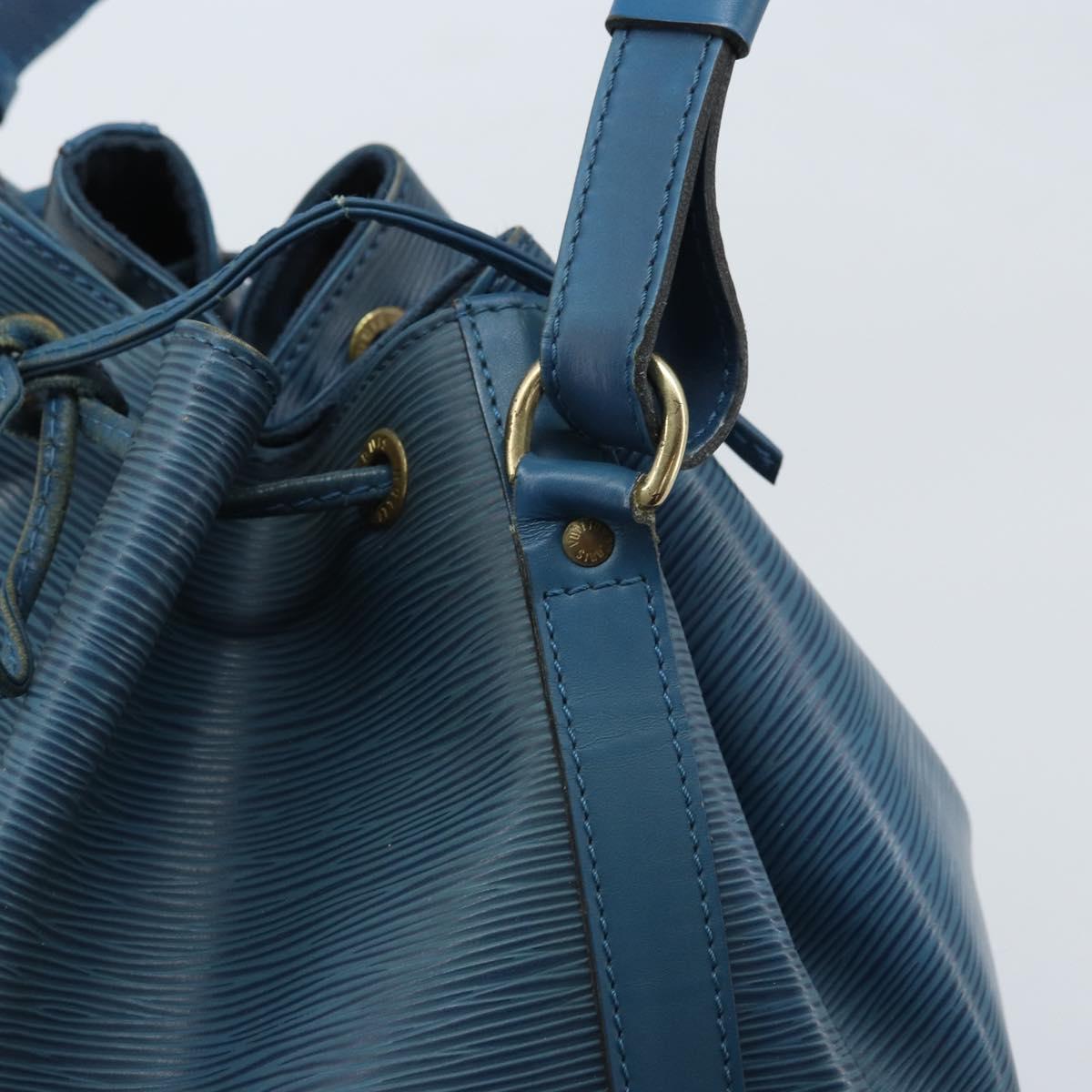 LOUIS VUITTON Epi Noe Shoulder Bag Toledo Blue M44005 LV Auth YKZ526