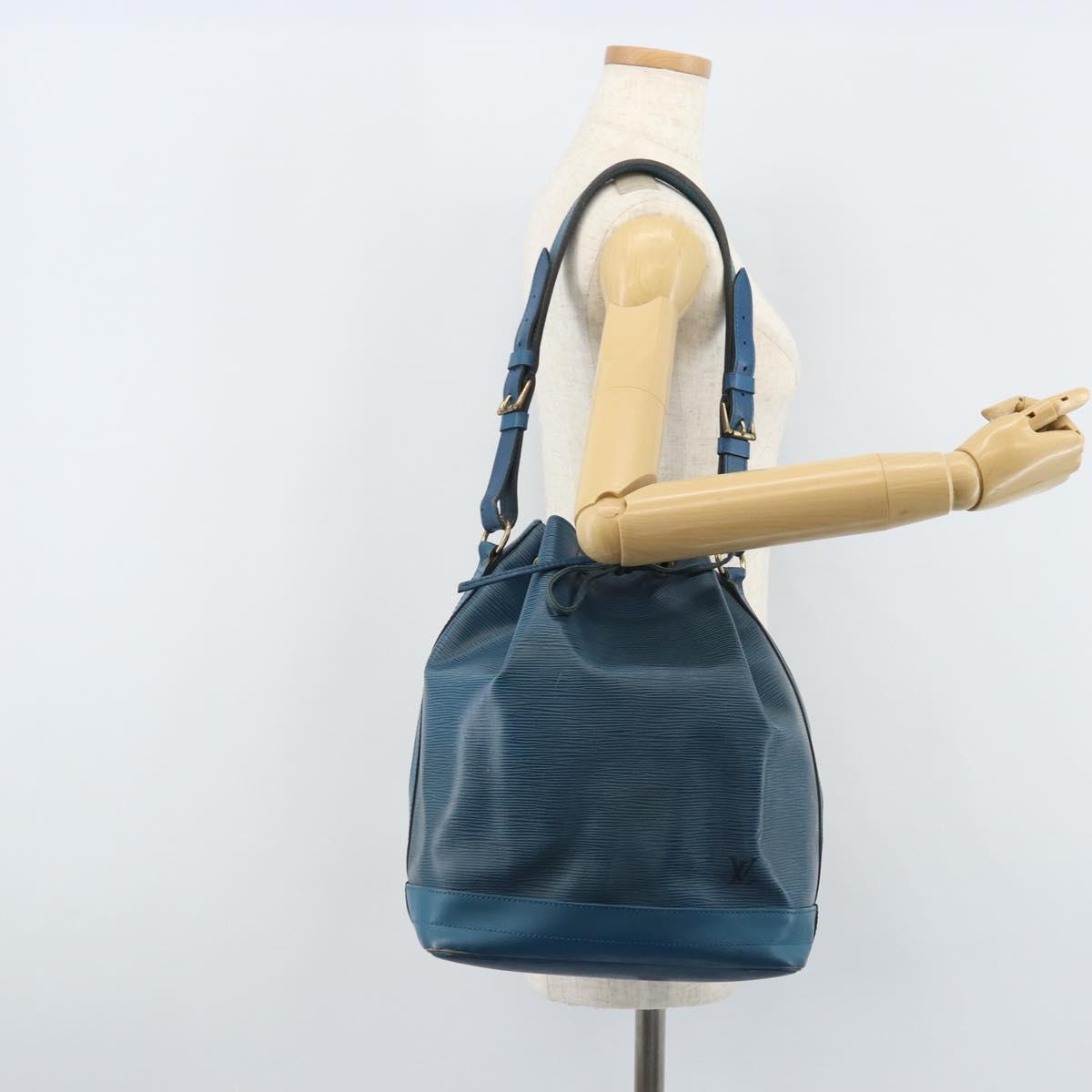 LOUIS VUITTON Epi Noe Shoulder Bag Toledo Blue M44005 LV Auth YKZ526
