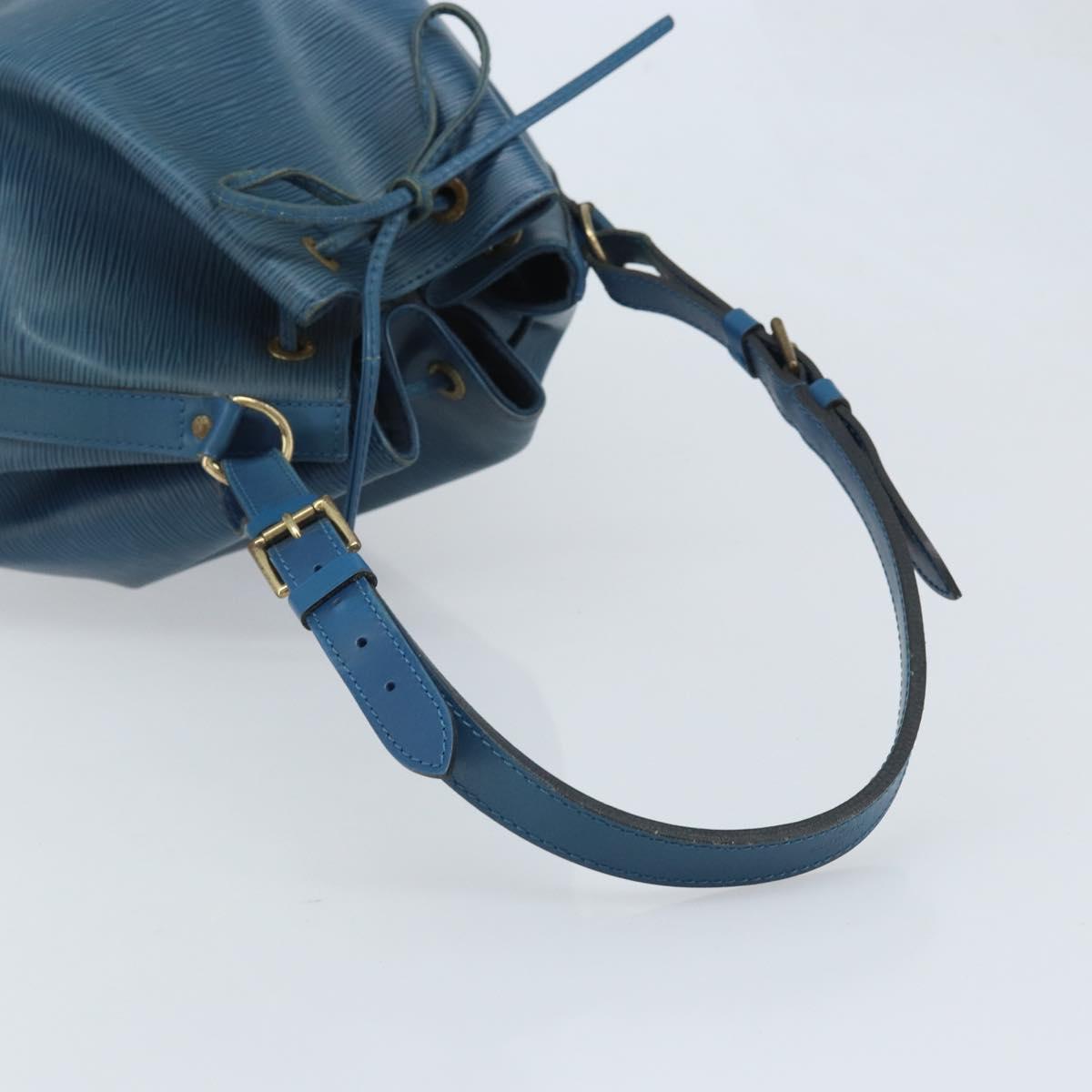 LOUIS VUITTON Epi Noe Shoulder Bag Toledo Blue M44005 LV Auth YKZ526