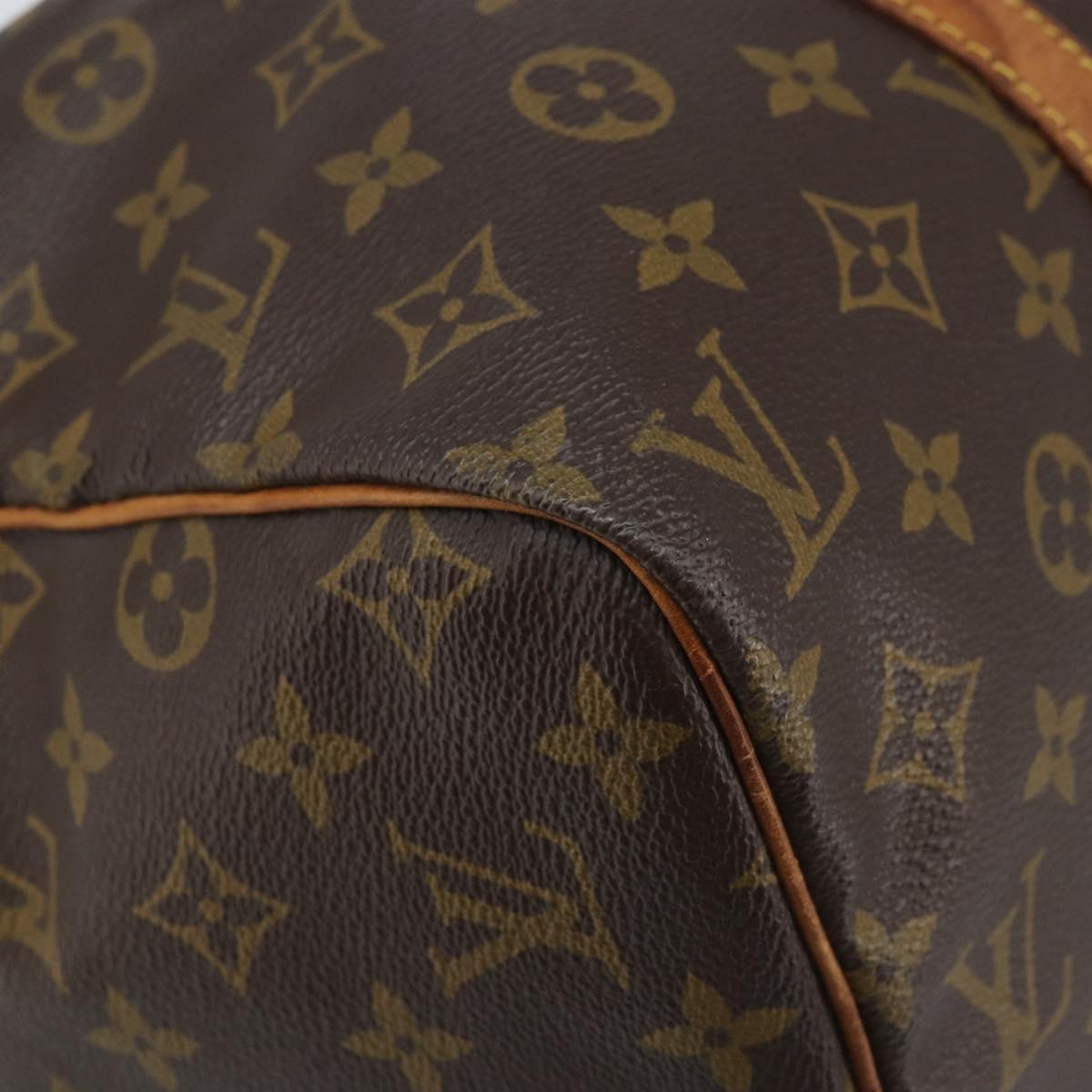 LOUIS VUITTON Monogram Sac Souple 35 Boston Bag M41626 LV Auth YKZ540