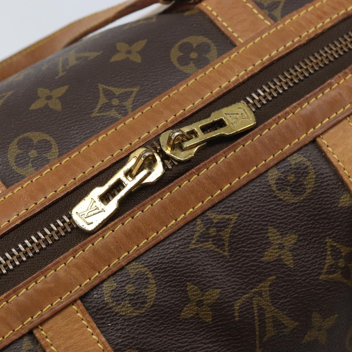LOUIS VUITTON Monogram Sac Souple 35 Boston Bag M41626 LV Auth YKZ540