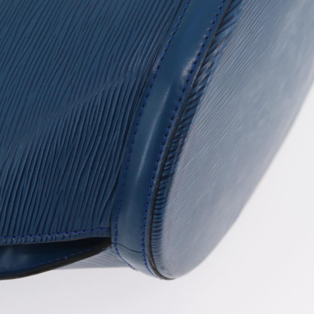 LOUIS VUITTON Epi Saint Jacques Shopping Shoulder Bag Blue M52275 LV Auth YKZ551