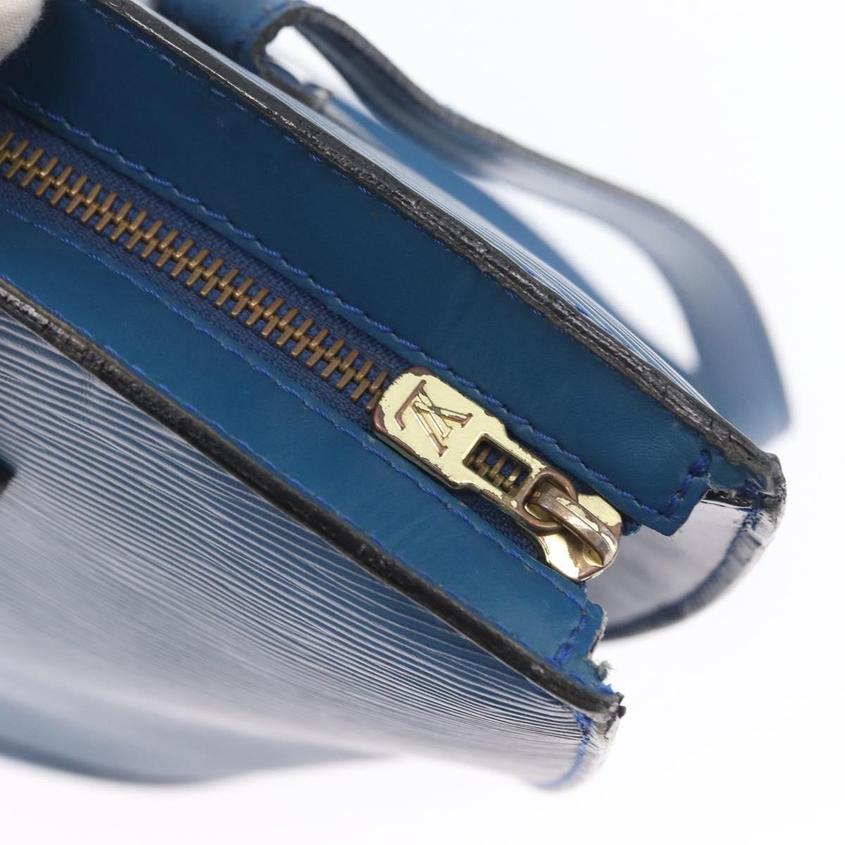 LOUIS VUITTON Epi Saint Jacques Shopping Shoulder Bag Blue M52275 LV Auth YKZ551