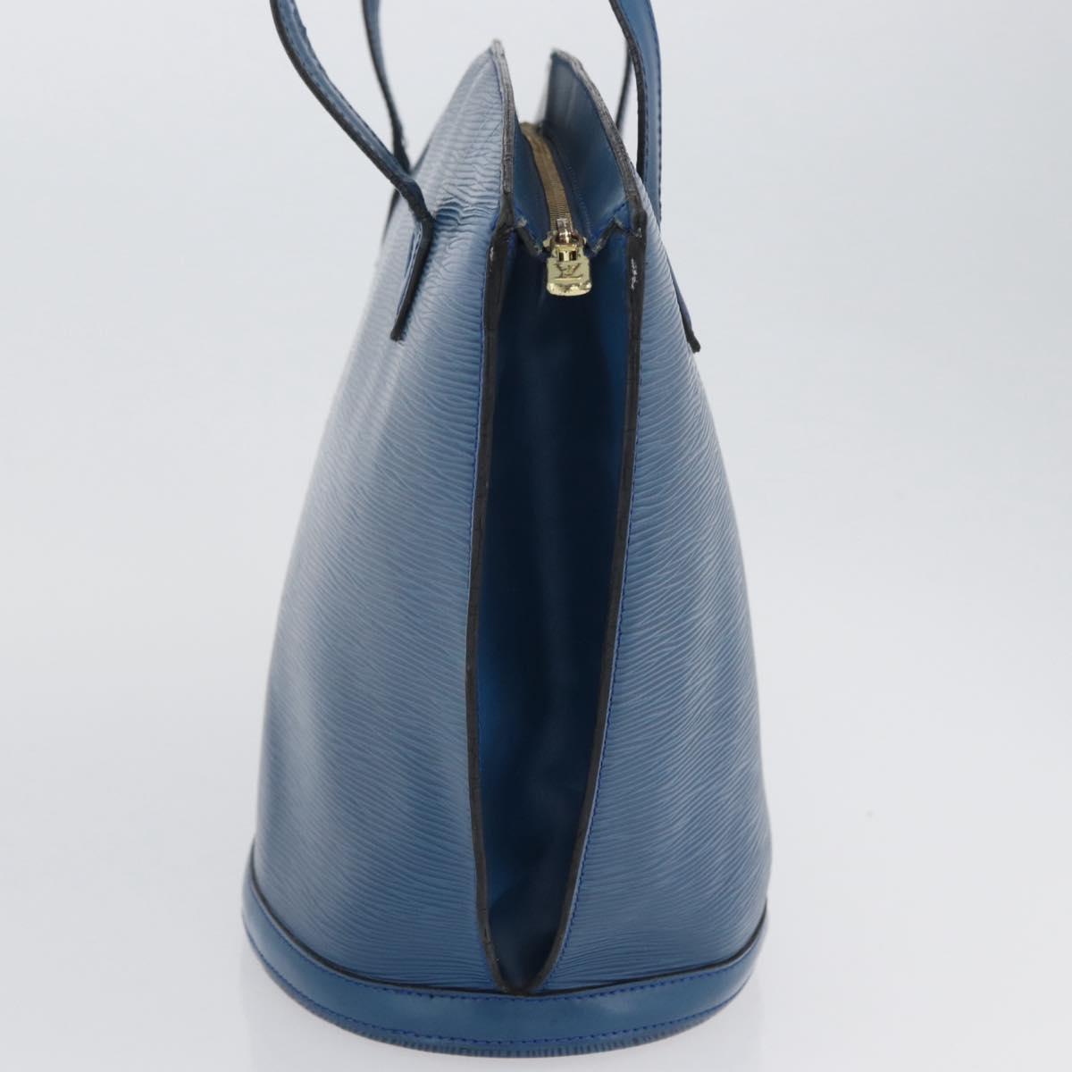 LOUIS VUITTON Epi Saint Jacques Shopping Shoulder Bag Blue M52275 LV Auth YKZ551