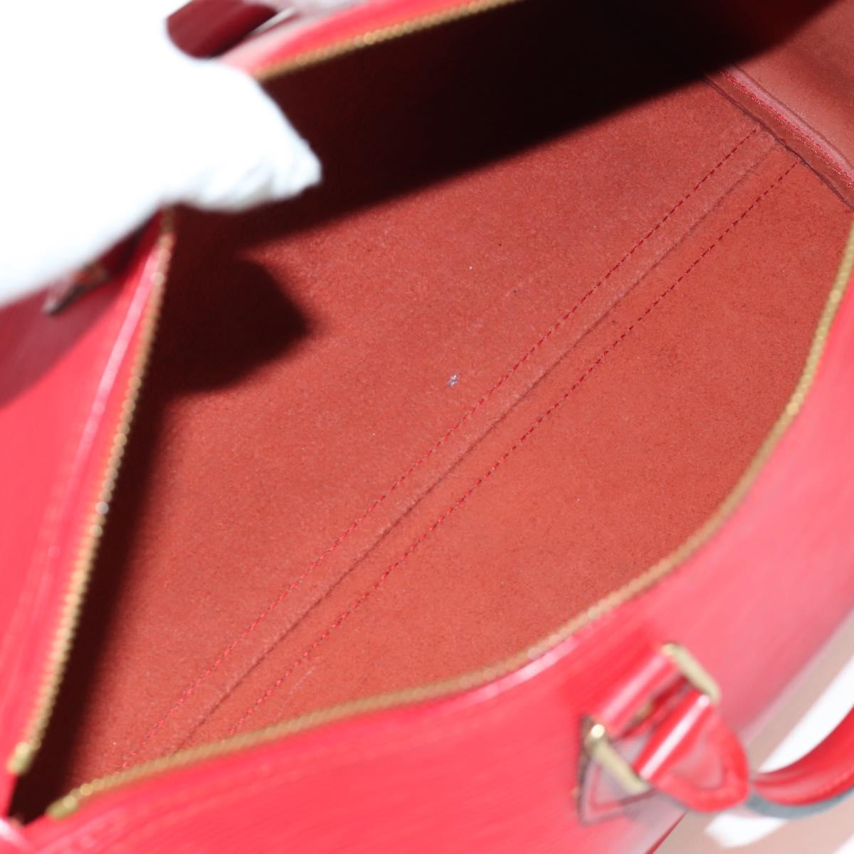 LOUIS VUITTON Epi Speedy 35 Hand Bag Castilian Red M42997 LV Auth YKZ570V