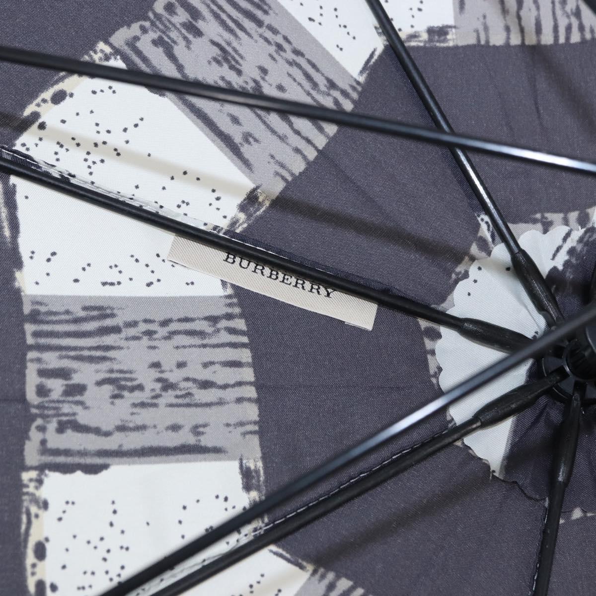 BURBERRY Nova Check Umbrella Nylon Gray Auth YKZ611A