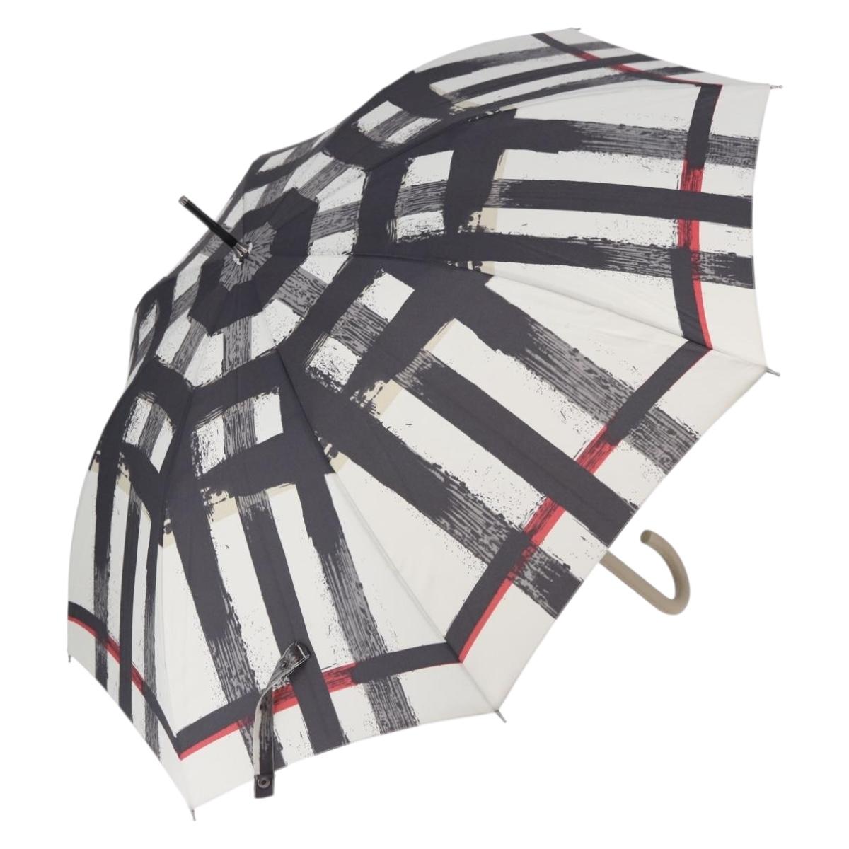 BURBERRY Nova Check Umbrella Nylon Gray Auth YKZ611A