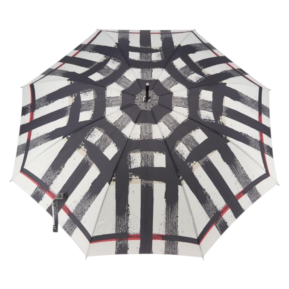 BURBERRY Nova Check Umbrella Nylon Gray Auth YKZ611A