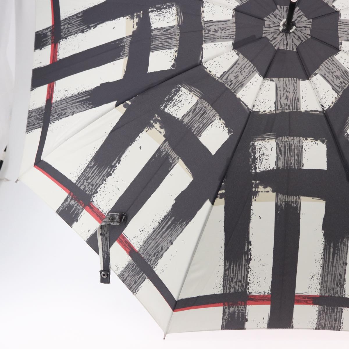BURBERRY Nova Check Umbrella Nylon Gray Auth YKZ611A