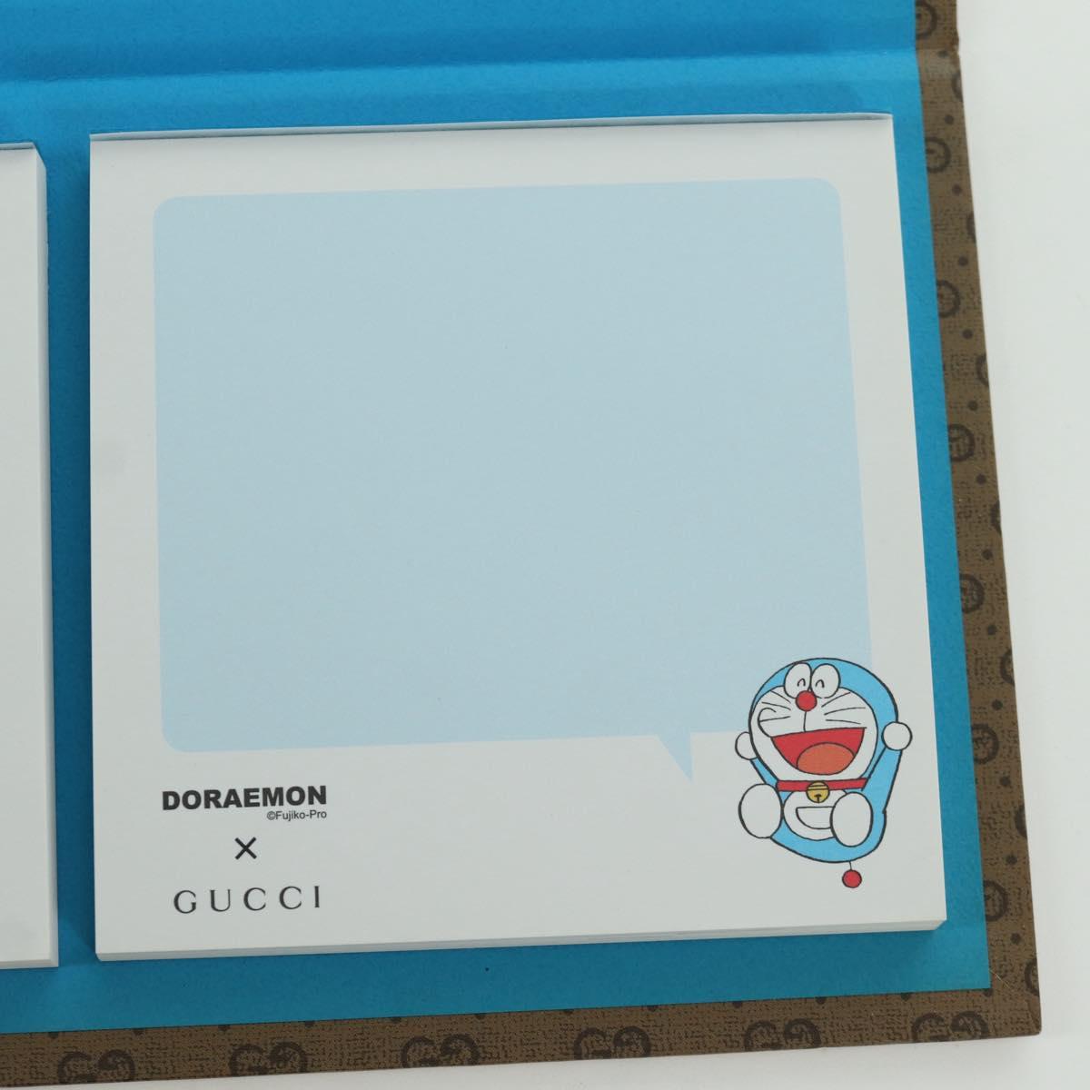 GUCCI GG Supreme Doraemon collaboration Sticky PVC Beige Auth YKZ612M