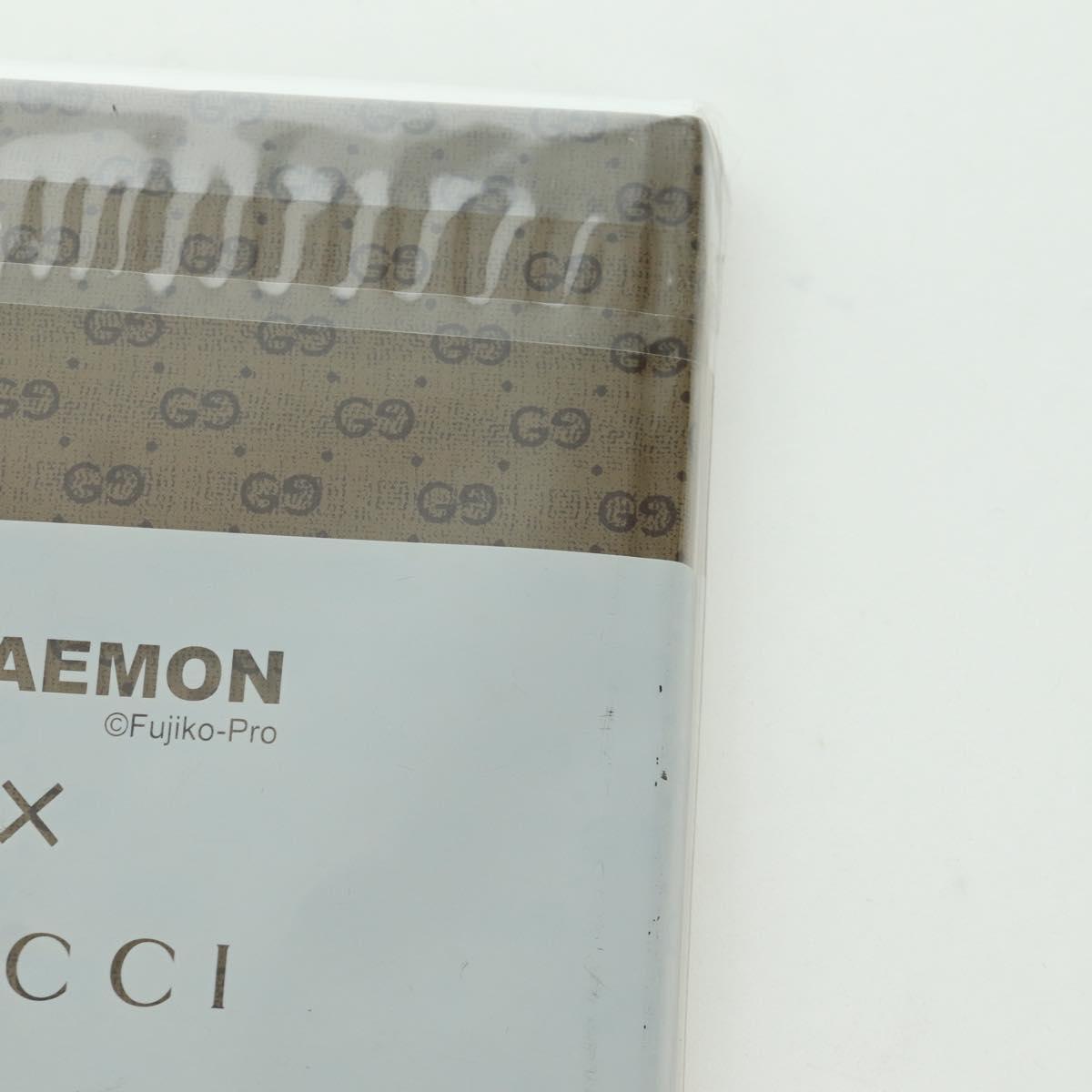 GUCCI GG Supreme Notebook Doraemon Collaboration PVC Beige Auth YKZ613M