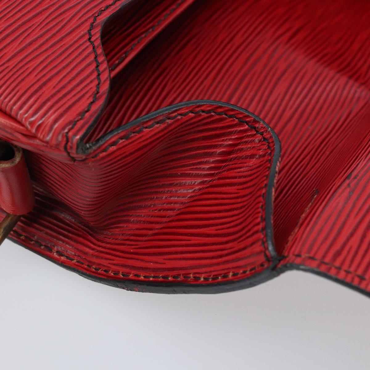 LOUIS VUITTON Epi Cartesier MM Shoulder Bag Red M52247 LV Auth YKZ616