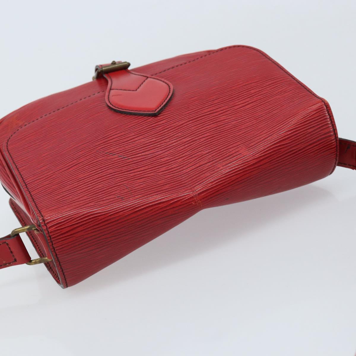 LOUIS VUITTON Epi Cartesier MM Shoulder Bag Red M52247 LV Auth YKZ616