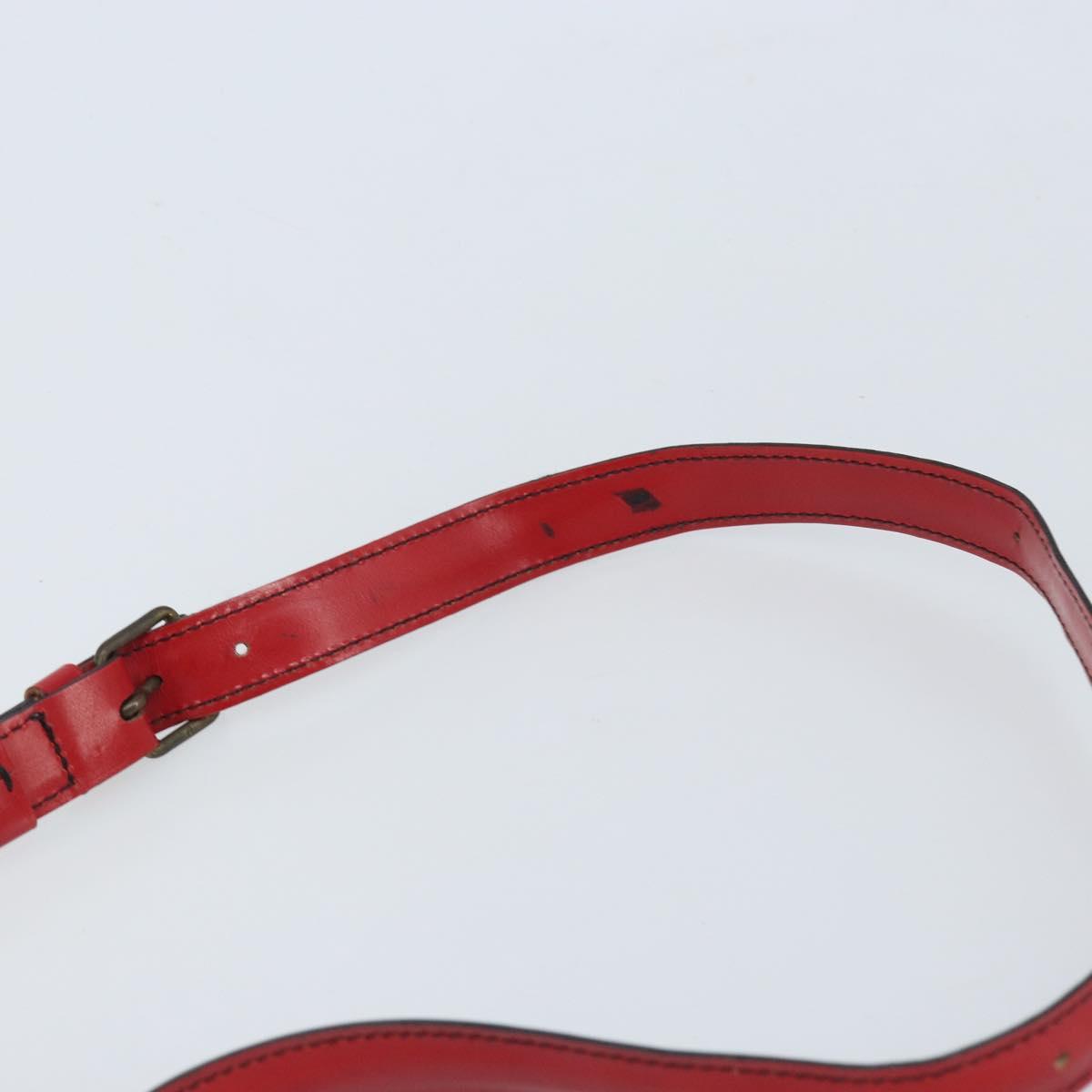 LOUIS VUITTON Epi Cartesier MM Shoulder Bag Red M52247 LV Auth YKZ616