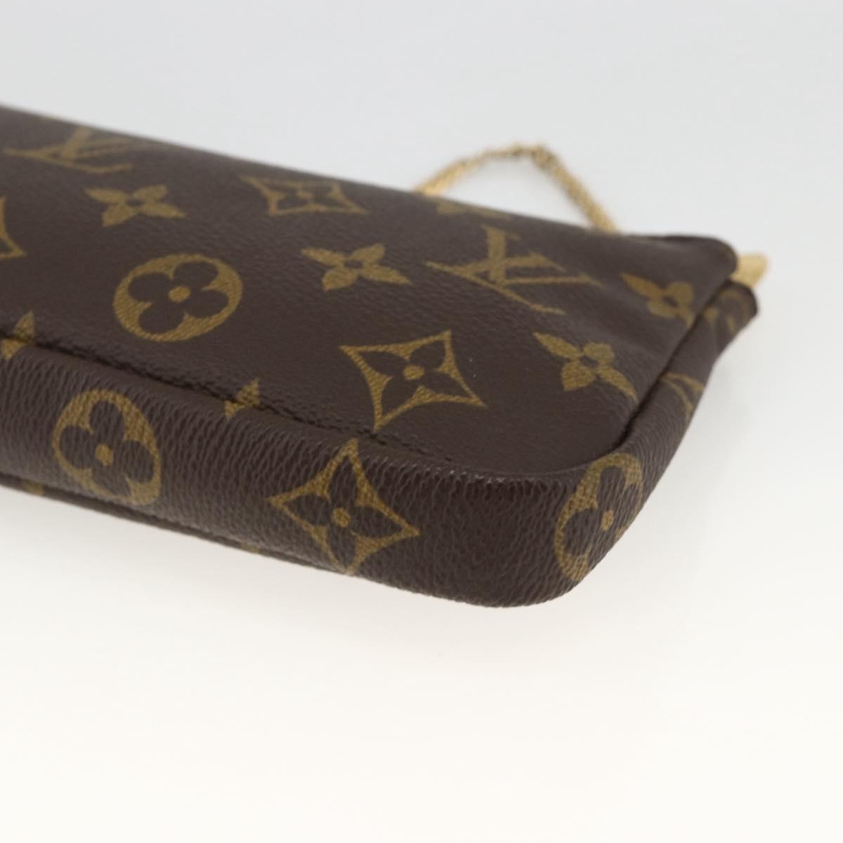 LOUIS VUITTON Monogram Sac shopping pouch Pouch LV Auth YKZ620
