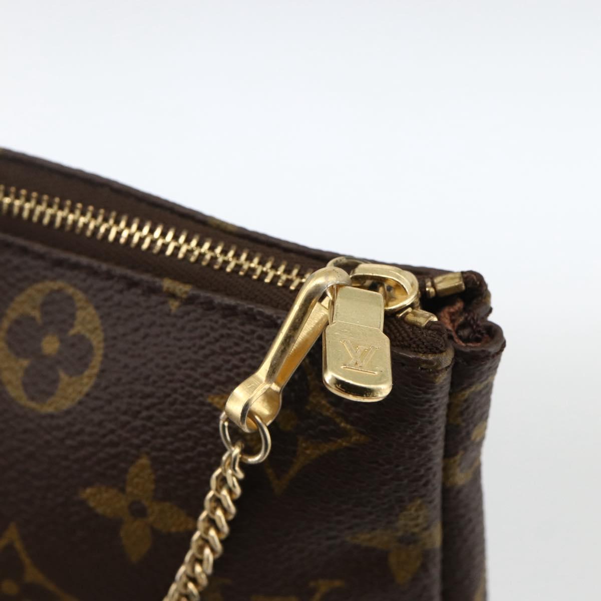 LOUIS VUITTON Monogram Sac shopping pouch Pouch LV Auth YKZ620