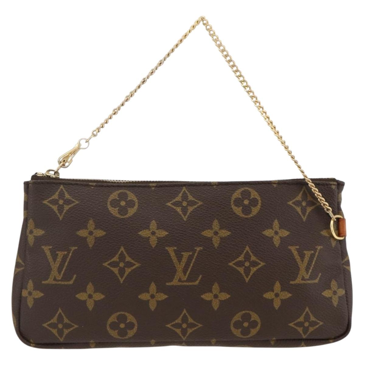LOUIS VUITTON Monogram Sac shopping pouch Pouch LV Auth YKZ620