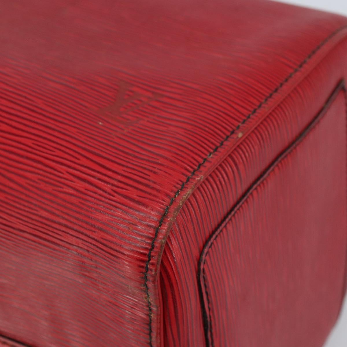 LOUIS VUITTON Epi Speedy 35 Hand Bag Castilian Red M42997 LV Auth YKZ623A