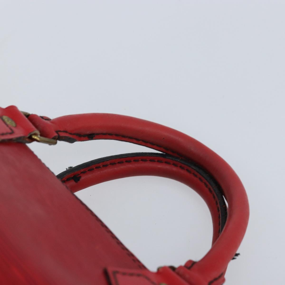 LOUIS VUITTON Epi Speedy 35 Hand Bag Castilian Red M42997 LV Auth YKZ623A