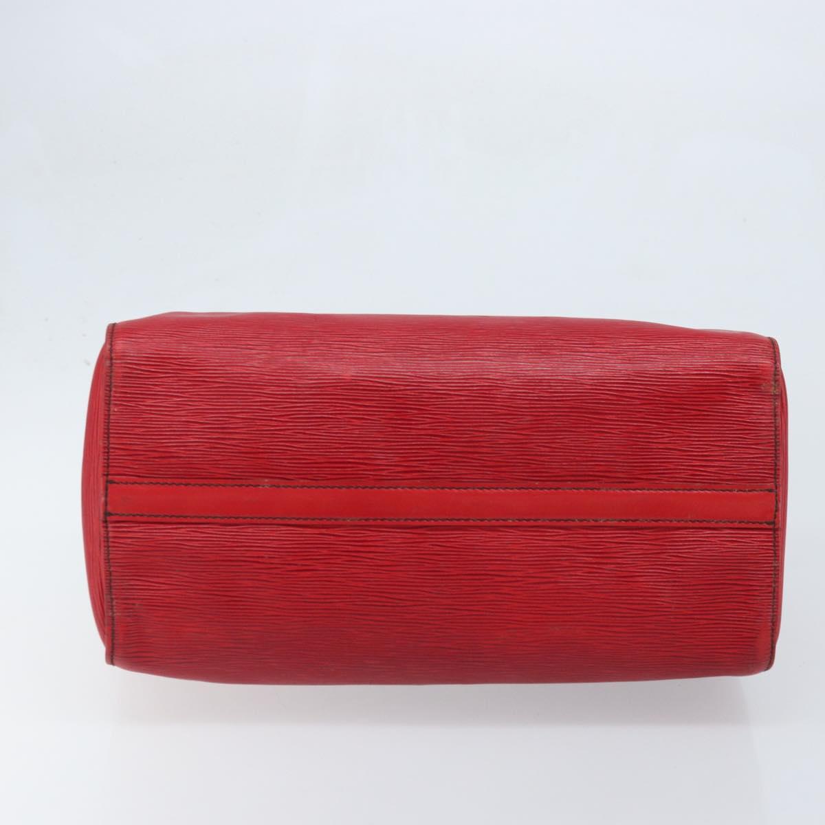 LOUIS VUITTON Epi Speedy 35 Hand Bag Castilian Red M42997 LV Auth YKZ623A