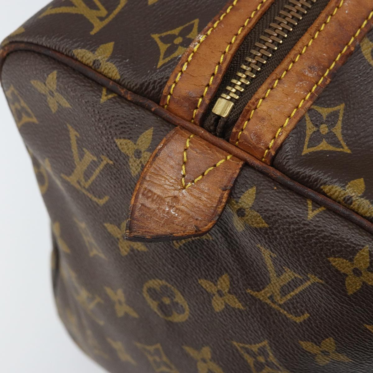 LOUIS VUITTON Monogram Sac Souple 35 Boston Bag M41626 LV Auth YKZ630