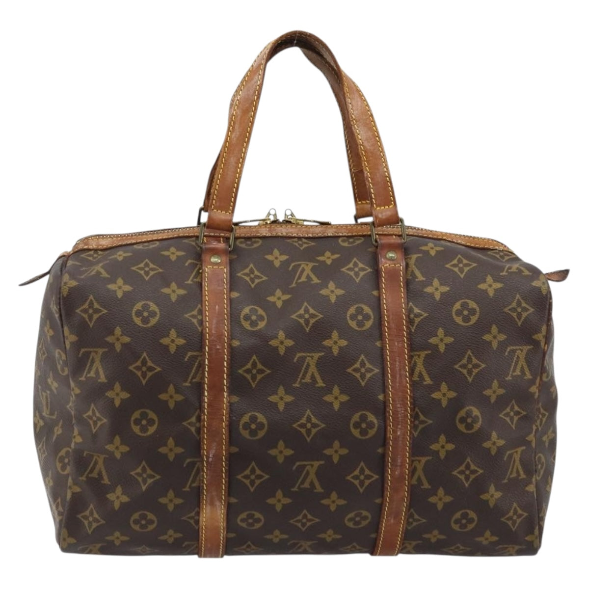 LOUIS VUITTON Monogram Sac Souple 35 Boston Bag M41626 LV Auth YKZ630