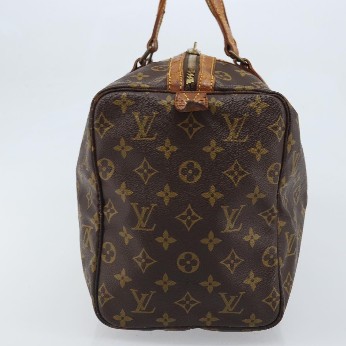 LOUIS VUITTON Monogram Sac Souple 35 Boston Bag M41626 LV Auth YKZ630