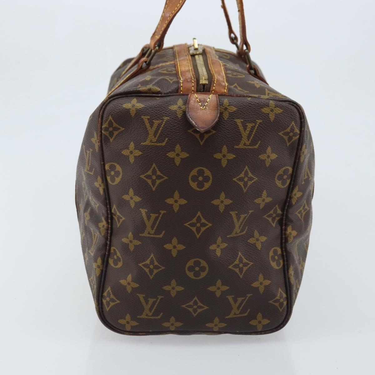 LOUIS VUITTON Monogram Sac Souple 35 Boston Bag M41626 LV Auth YKZ630