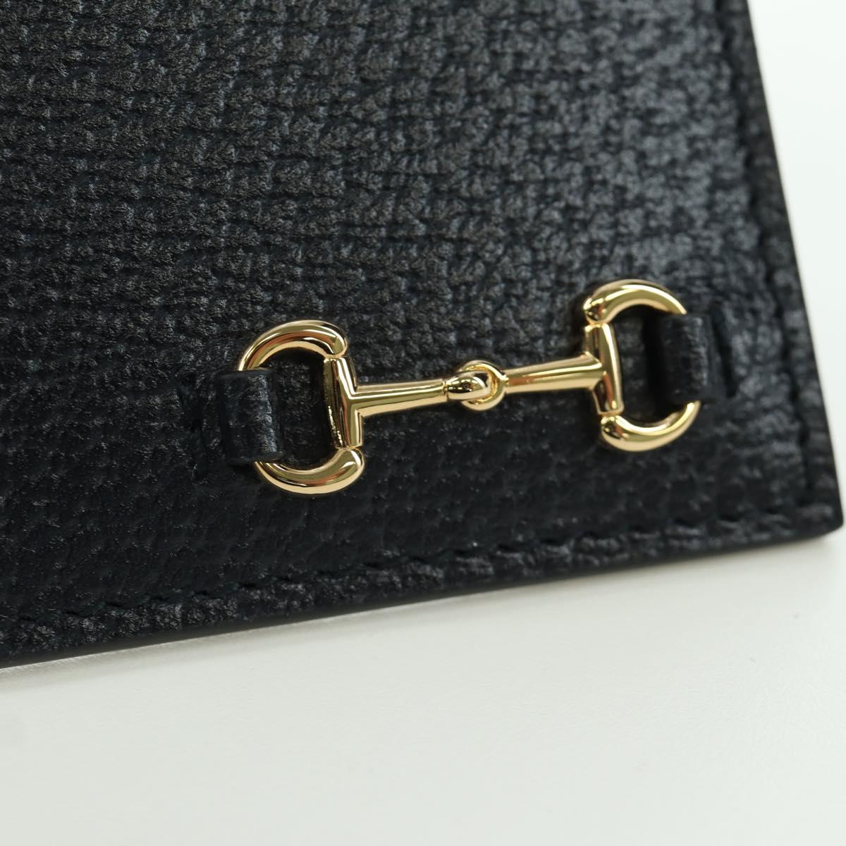 GUCCI Horsebit Card Case Playing Cards Set Leather 700469 Auth YKZ728A